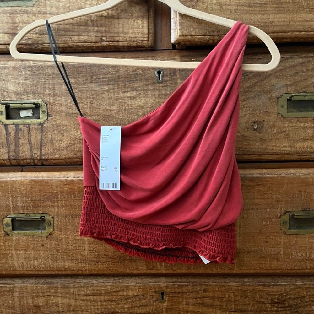 NWT Urban Outfitters One Shoulder Crop Top